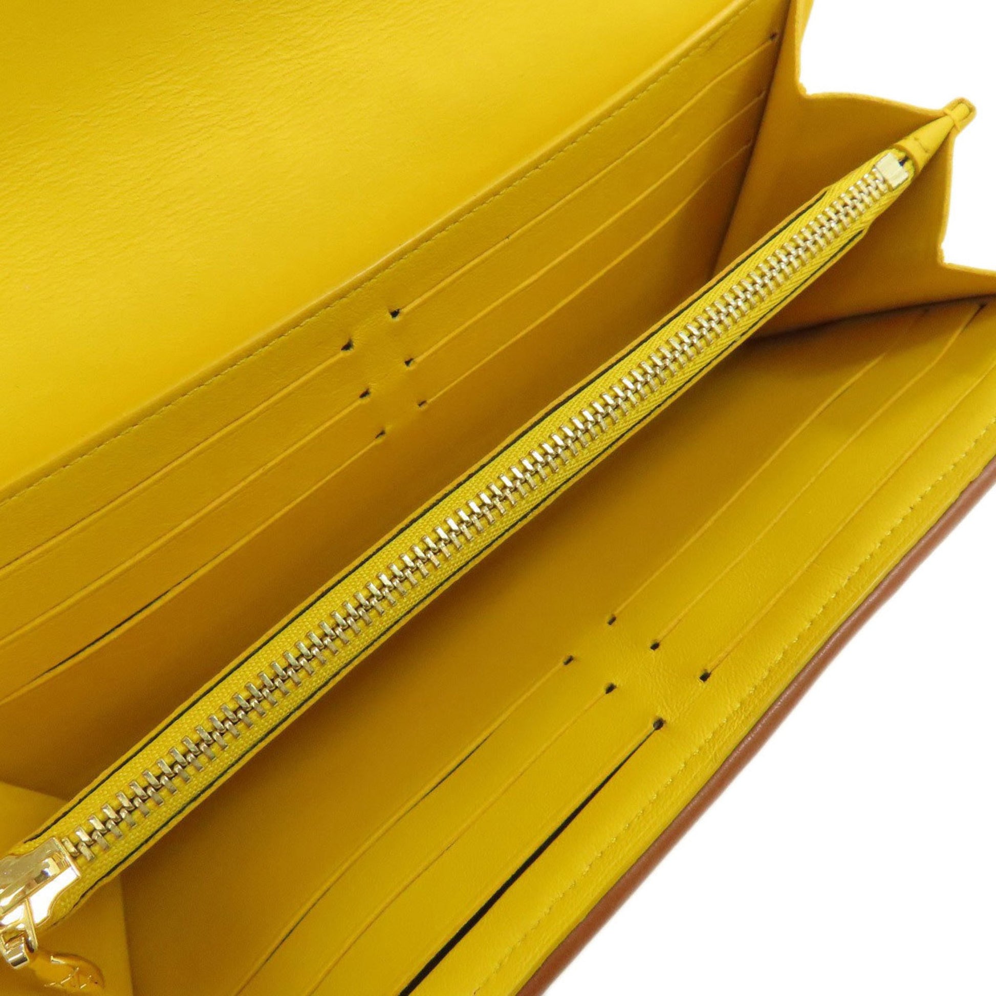 Louis Vuitton Capucines, Yellow, Canvas, wallet