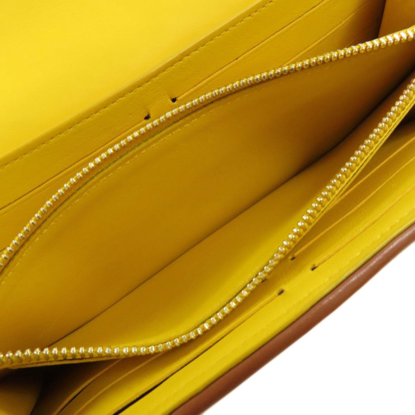 Louis Vuitton Capucines, Yellow, Canvas, wallet