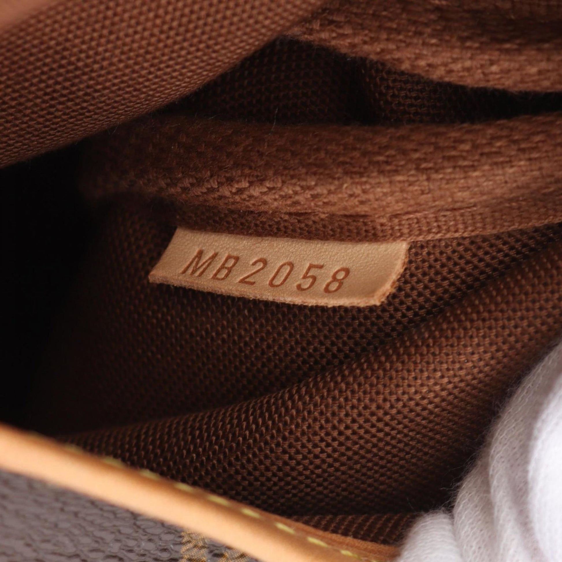 Louis Vuitton Saumur 30, Brown, "CANVAS, LEATHER", shoulder