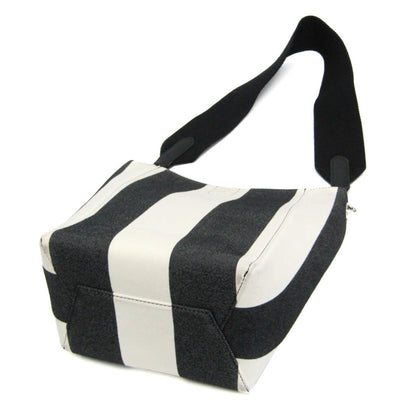 Céline Seau Sangle, White, Canvas, shoulder