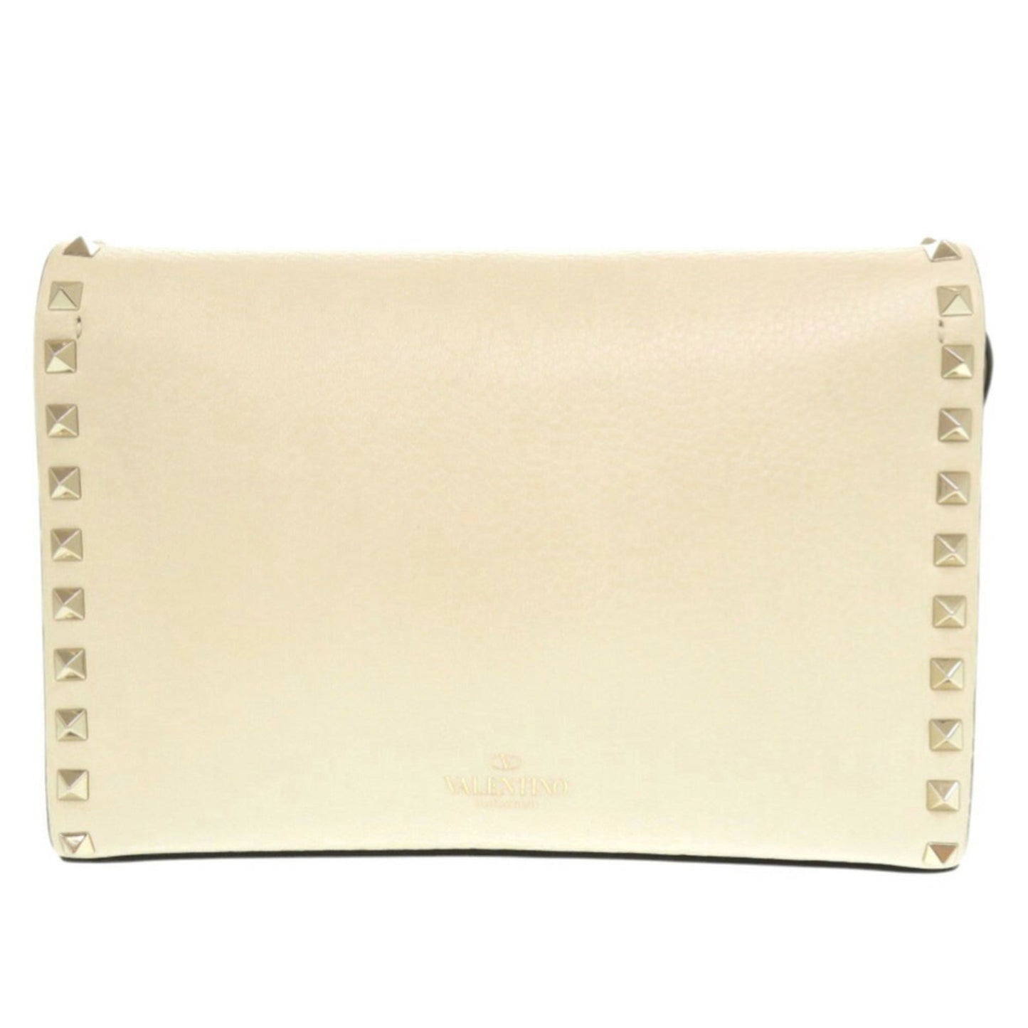 Valentino Garavani Rockstud, Beige, Leather, shoulder