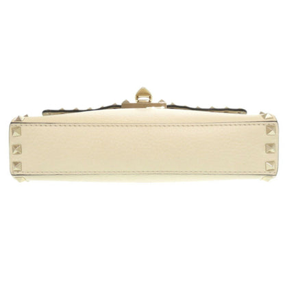 Valentino Garavani Rockstud, Beige, Leather, shoulder