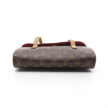 Louis Vuitton Sonatine, Brown, Canvas, handbag
