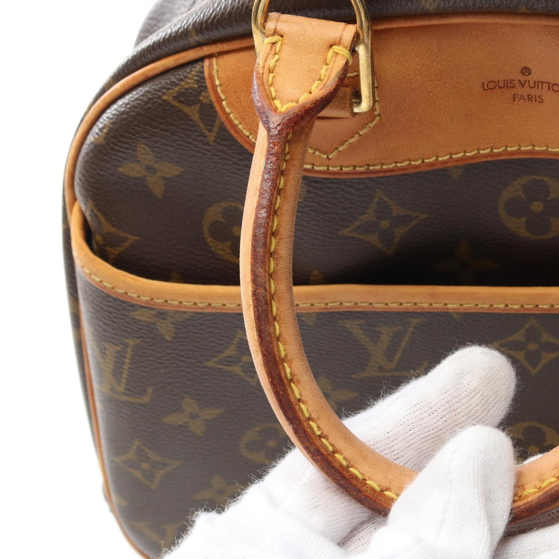 Louis Vuitton Trouville, Brown, Canvas, handbag