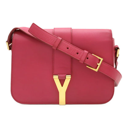 Saint Laurent Y line, Pink, Leather, shoulder