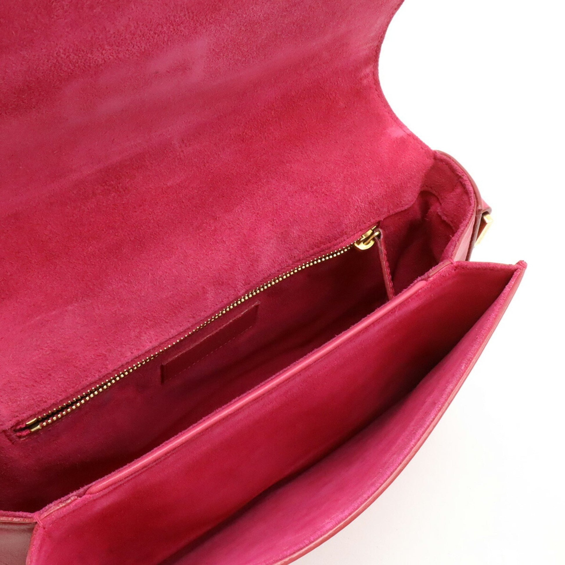 Saint Laurent Y line, Pink, Leather, shoulder
