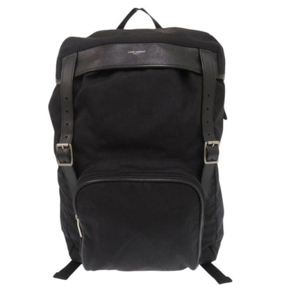 Saint Laurent -, Black, Synthetic, backpack