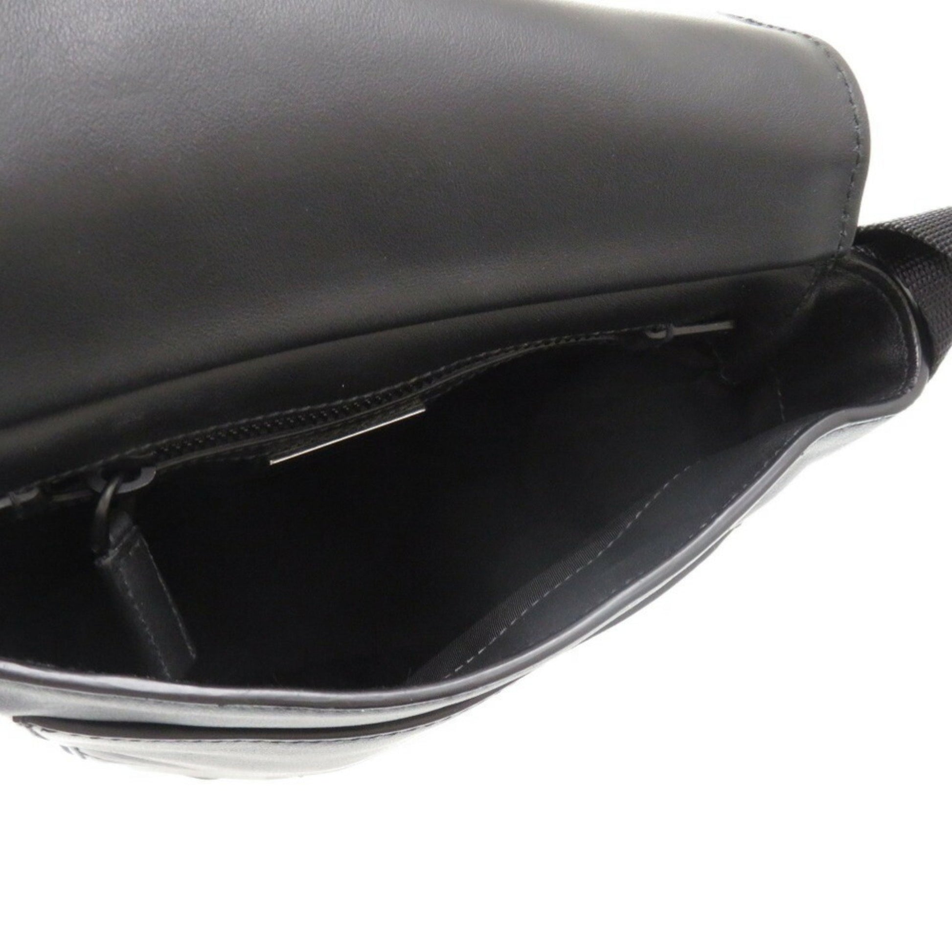 Prada, Black, Leather, shoulder