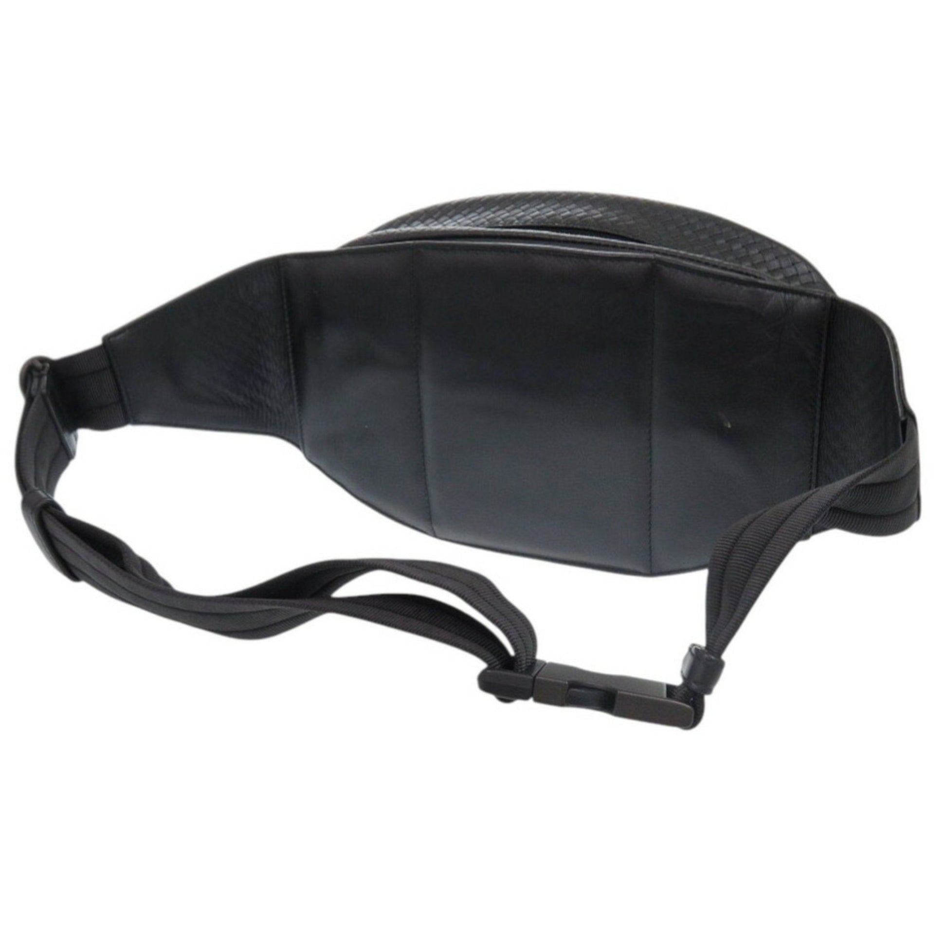 Bottega Veneta Intrecciato, Black, Leather, shoulder