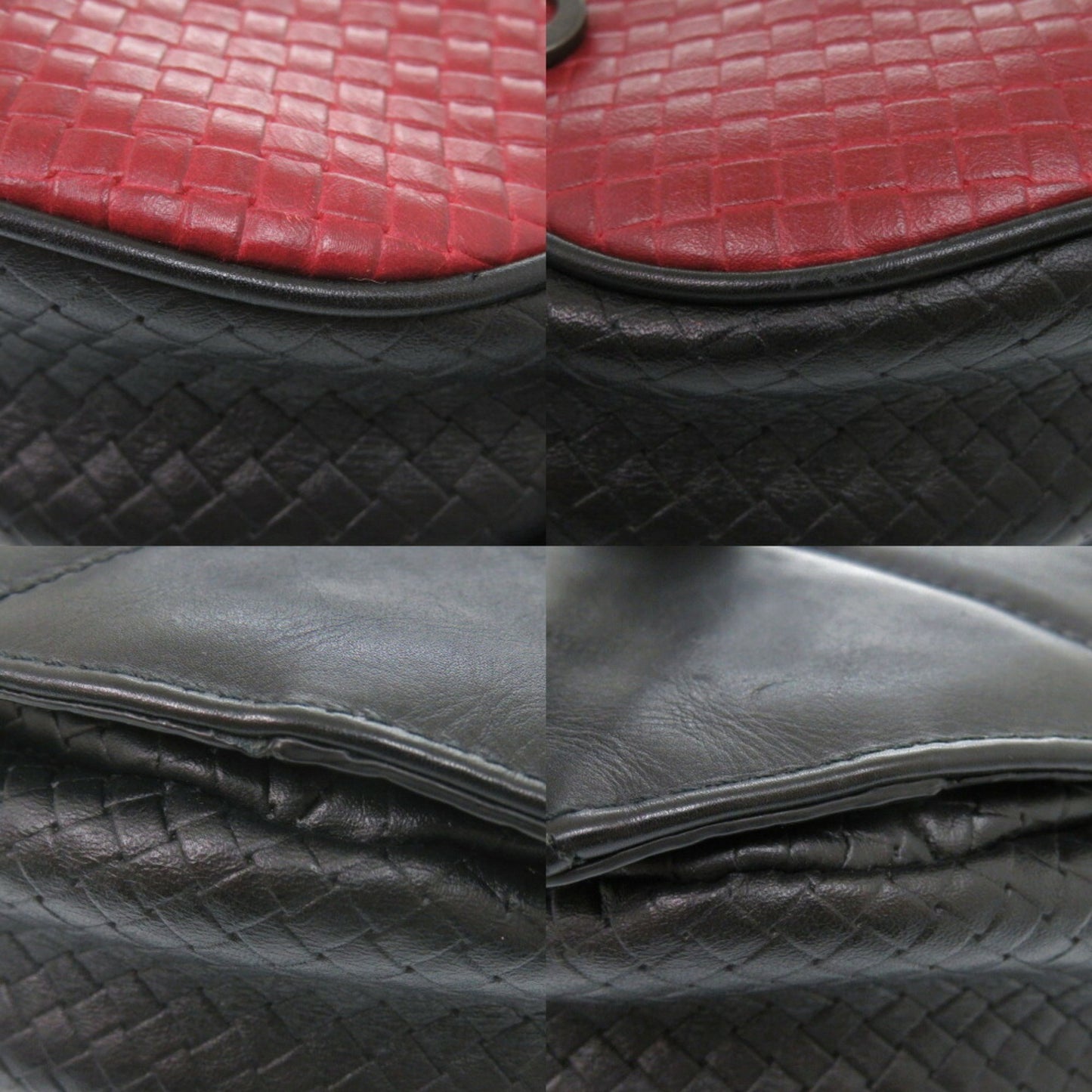 Bottega Veneta Intrecciato, Black, Leather, shoulder