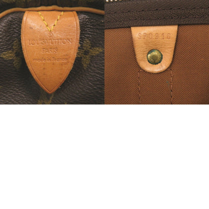 Louis Vuitton Keepall 60, Brown, Canvas, travel