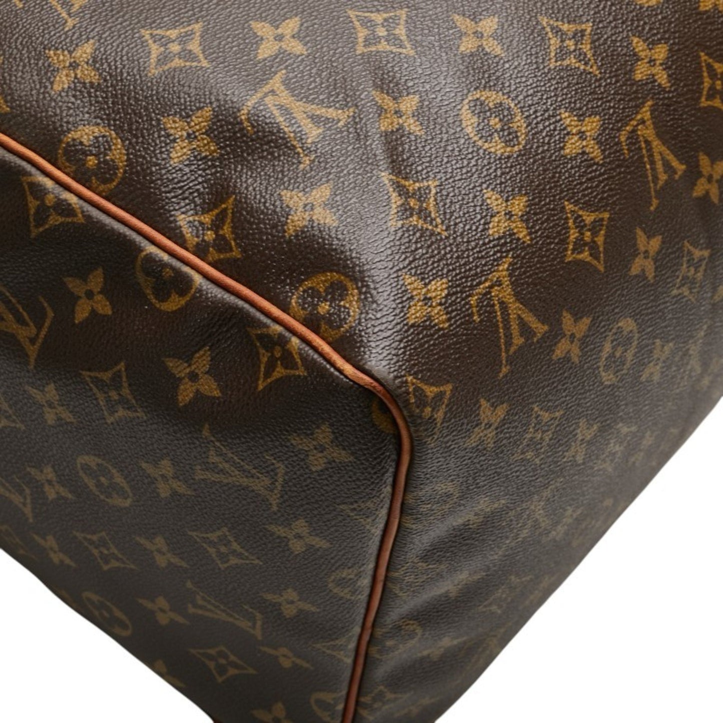 Louis Vuitton Keepall 55, Brown, Canvas, travel