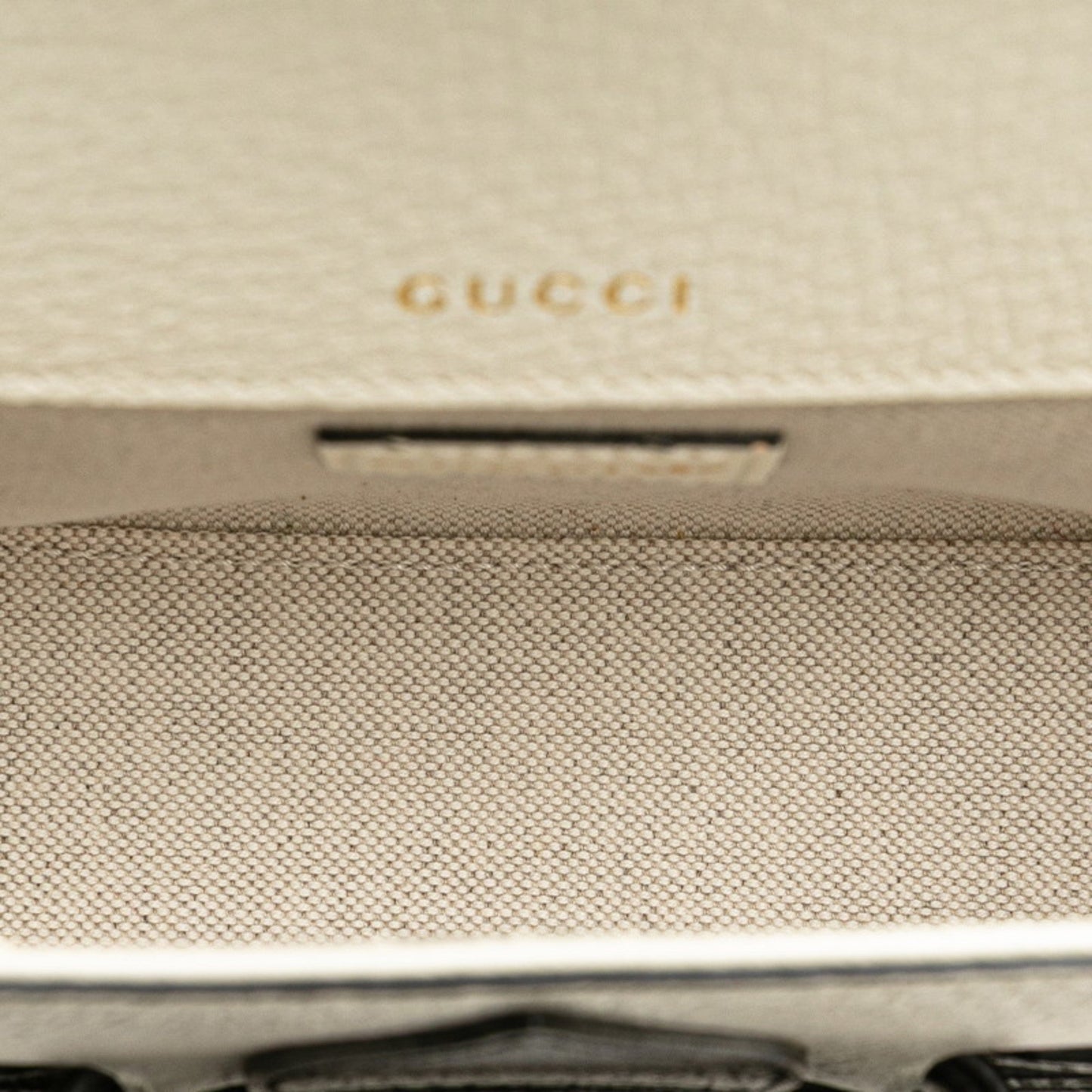 Gucci Horsebit, White, Leather, shoulder
