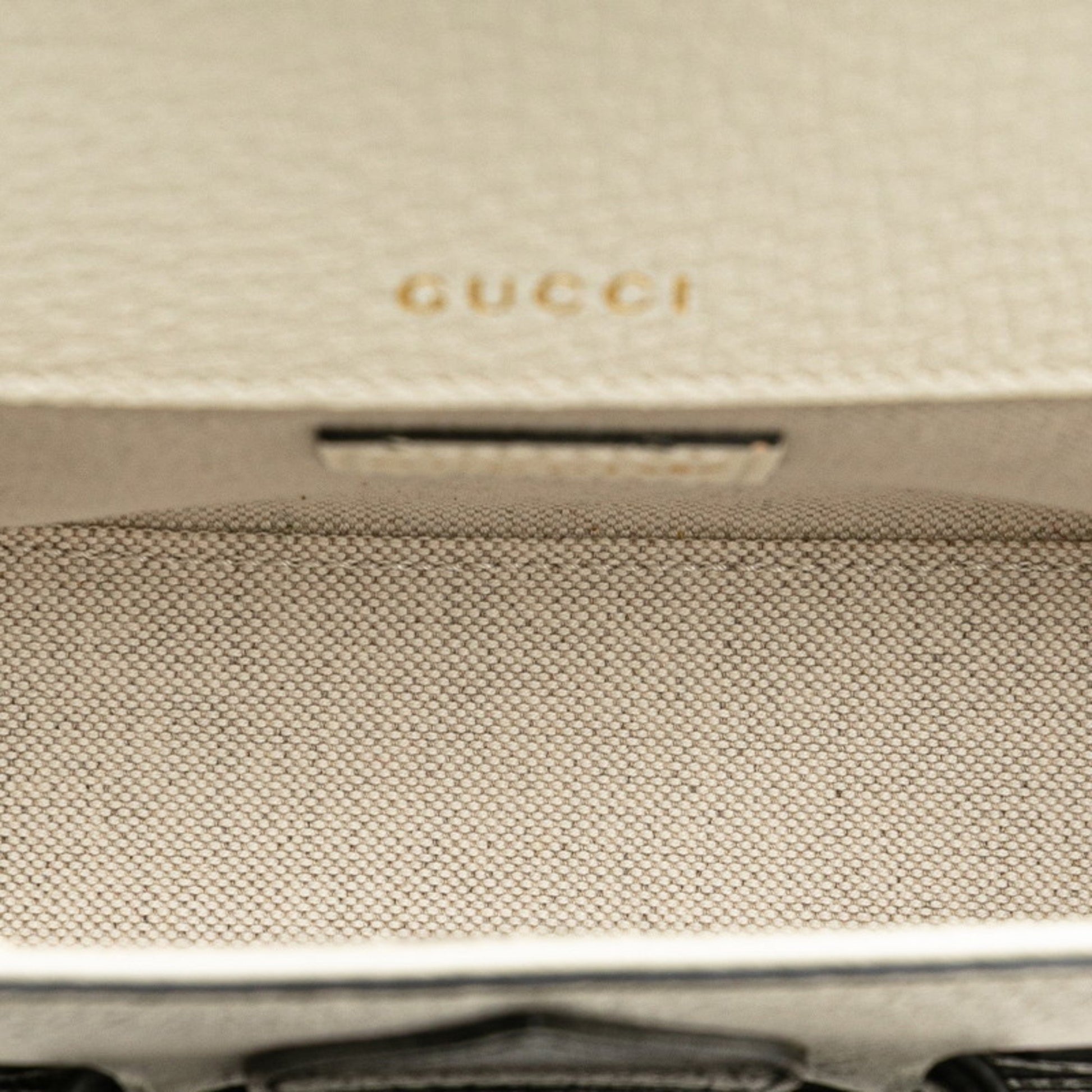 Gucci Horsebit, White, Leather, shoulder