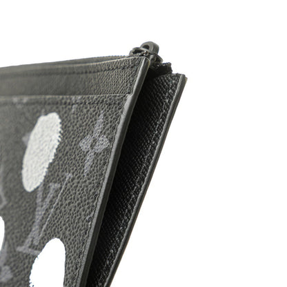 Louis Vuitton Card case, Black, Leather, wallet