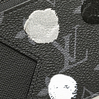Louis Vuitton Card case, Black, Leather, wallet
