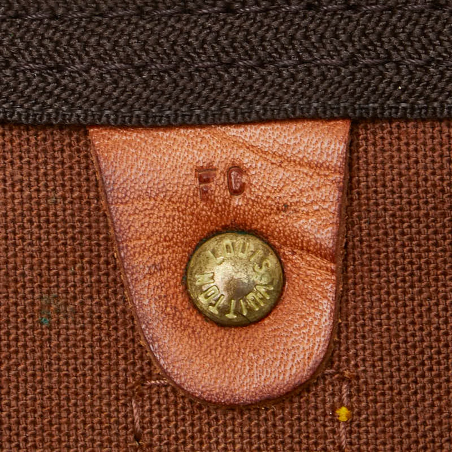 Louis Vuitton Keepall 50, Brown, Canvas, travel