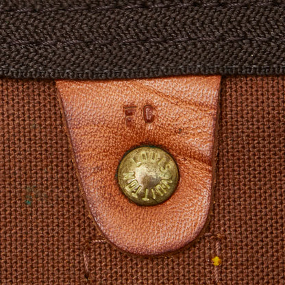 Louis Vuitton Keepall 50, Brown, Canvas, travel