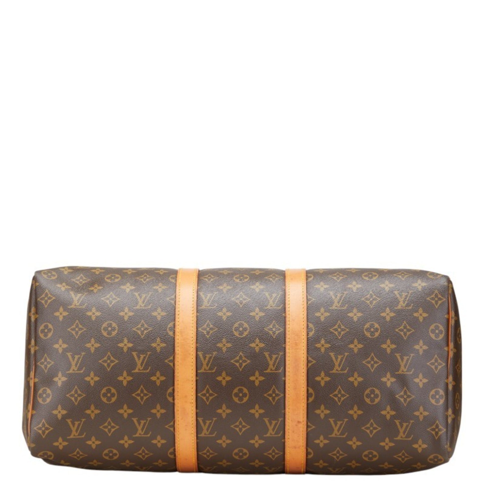Louis Vuitton Keepall 50, Brown, Canvas, travel
