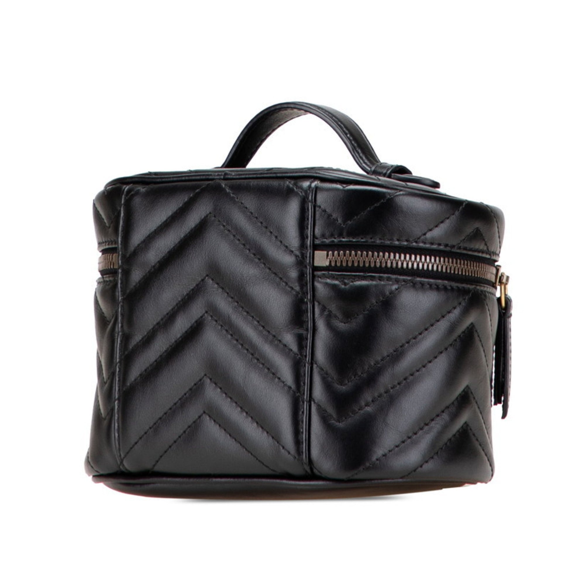 Gucci Marmont, Black, Leather, handbag