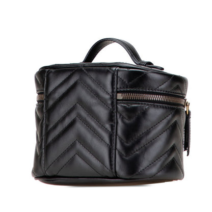 Gucci Marmont, Black, Leather, handbag