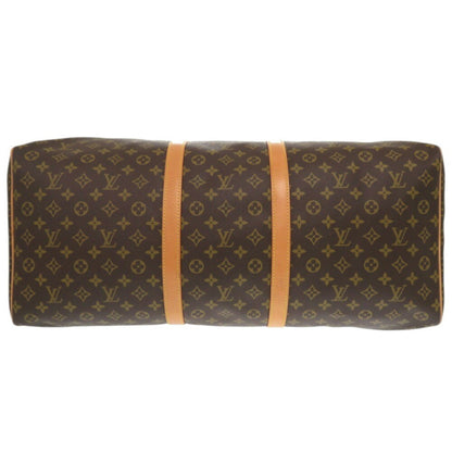 Louis Vuitton Keepall 60, Brown, Canvas, travel