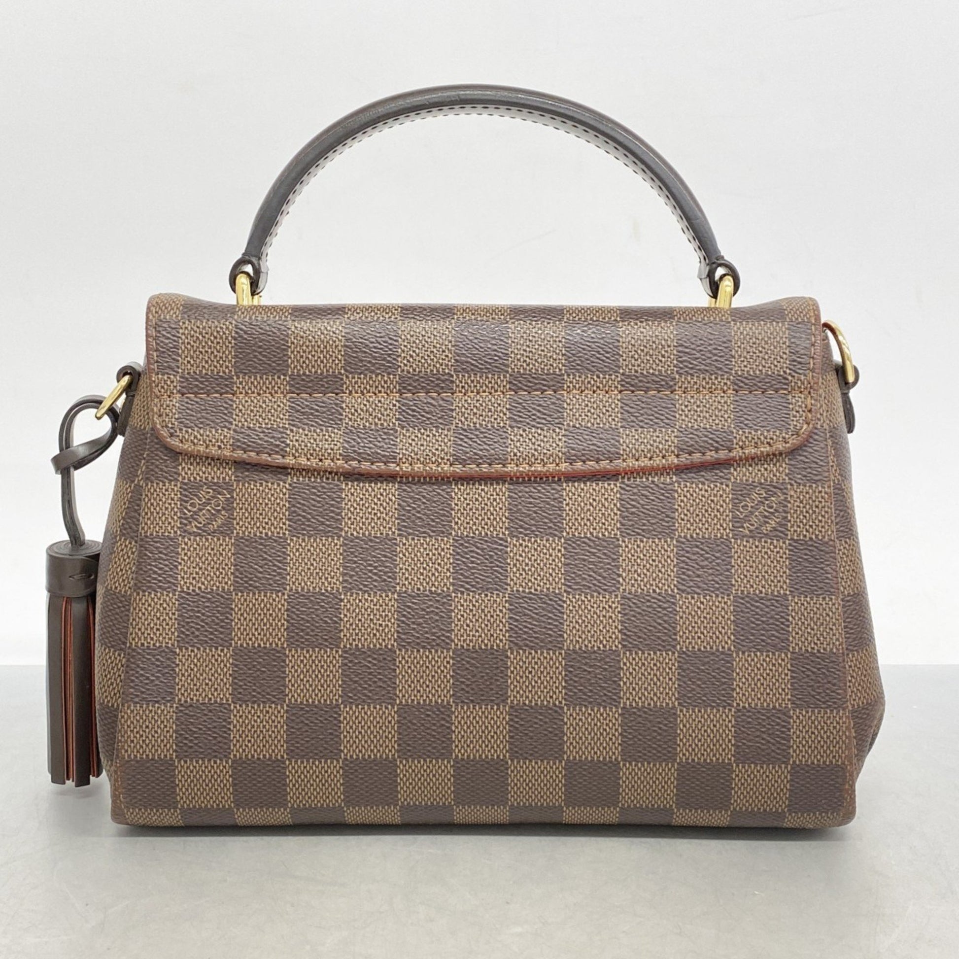 Louis Vuitton Croisette, Brown, Canvas, handbag