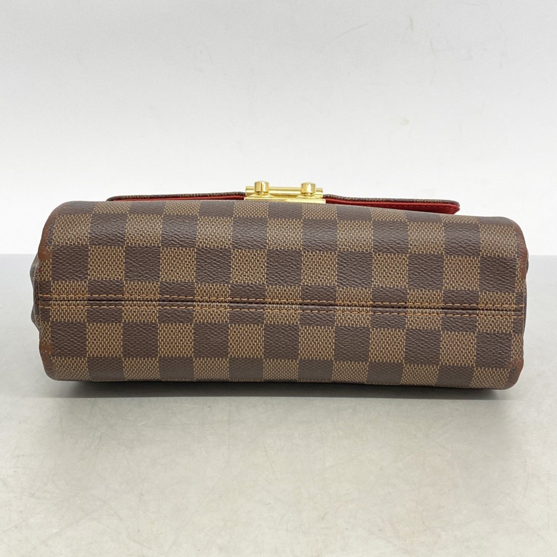 Louis Vuitton Croisette, Brown, Canvas, handbag