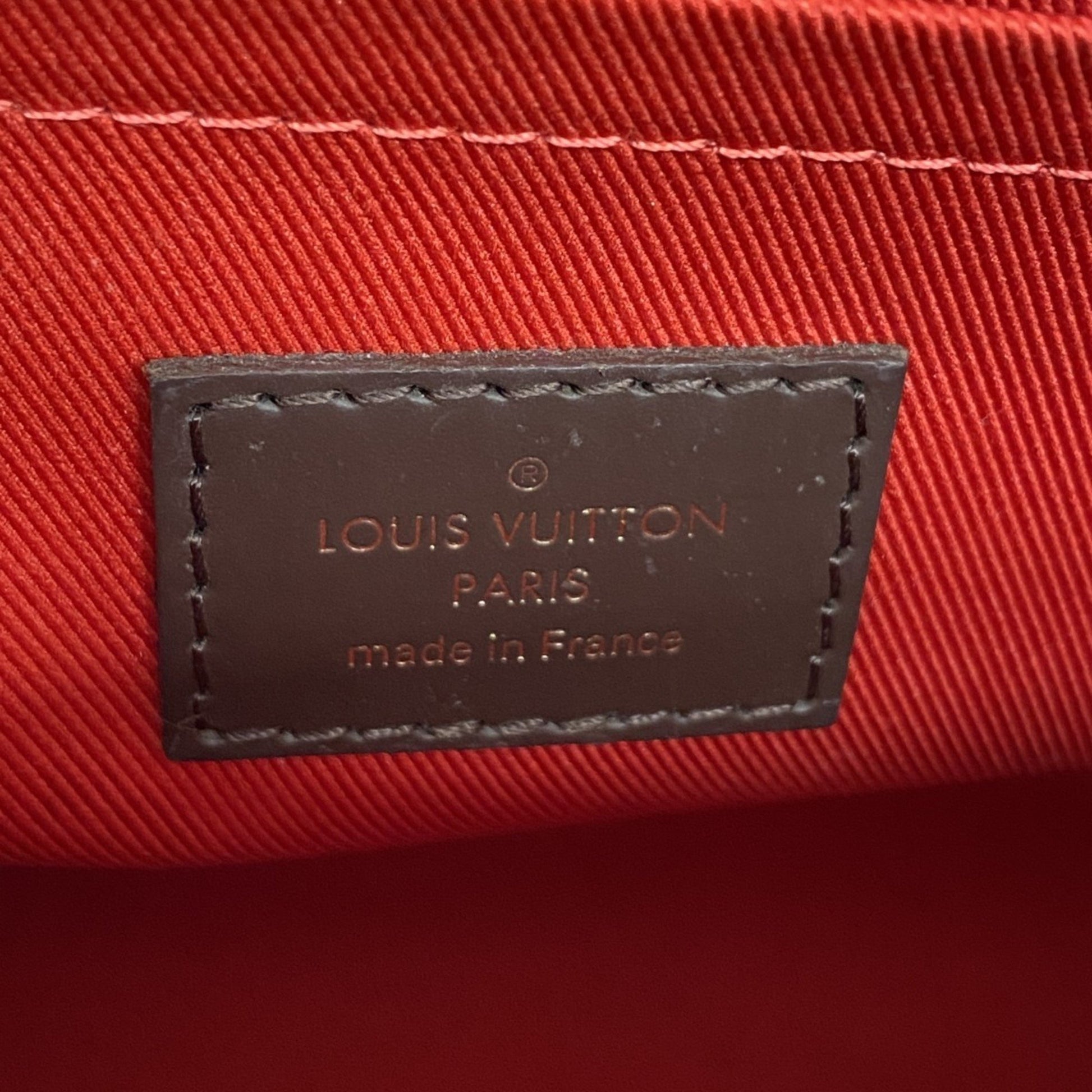 Louis Vuitton Croisette, Brown, Canvas, handbag