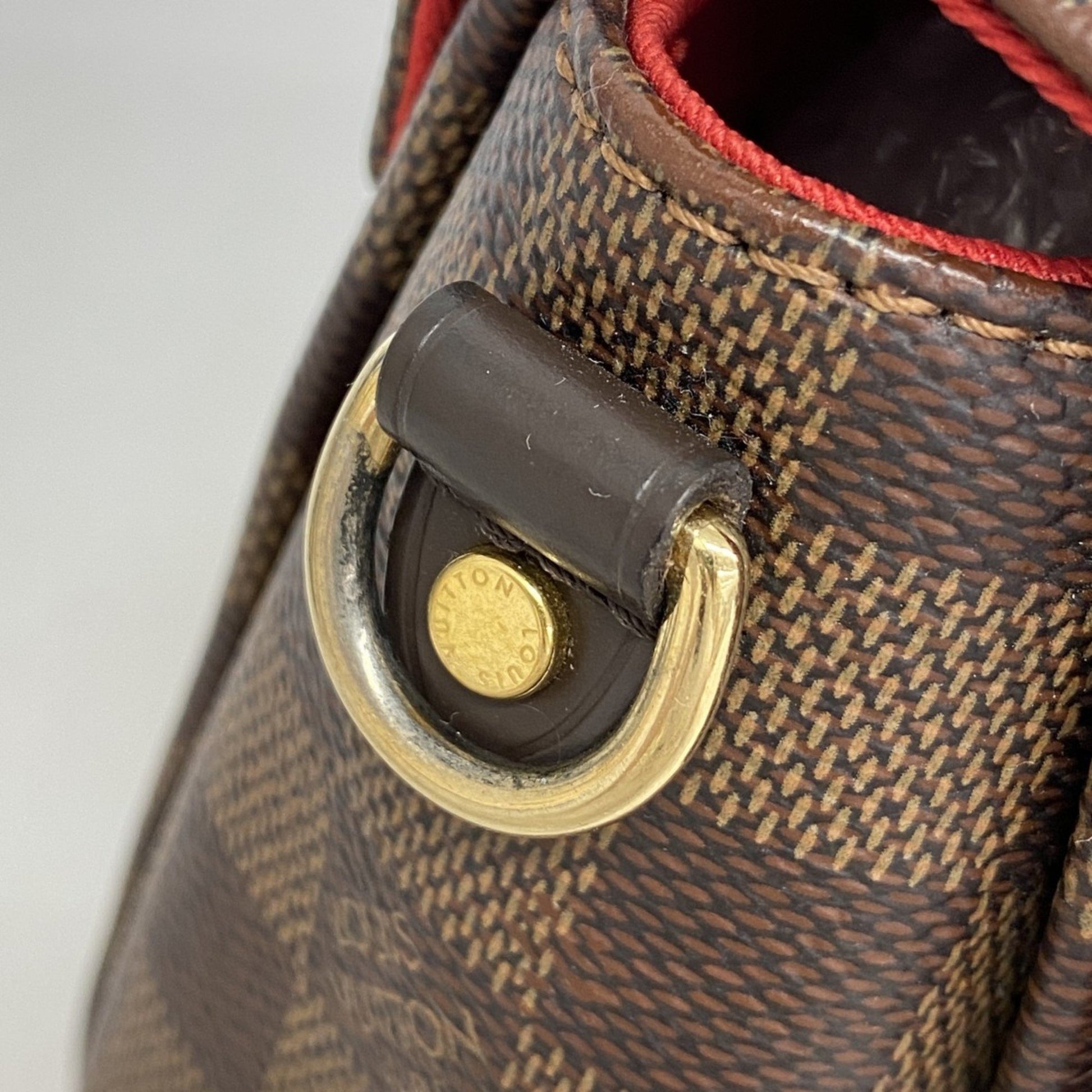 Louis Vuitton Croisette, Brown, Canvas, handbag