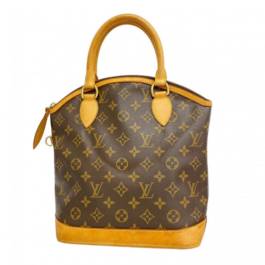 Louis Vuitton Lockit Vertical, Brown, Canvas, handbag