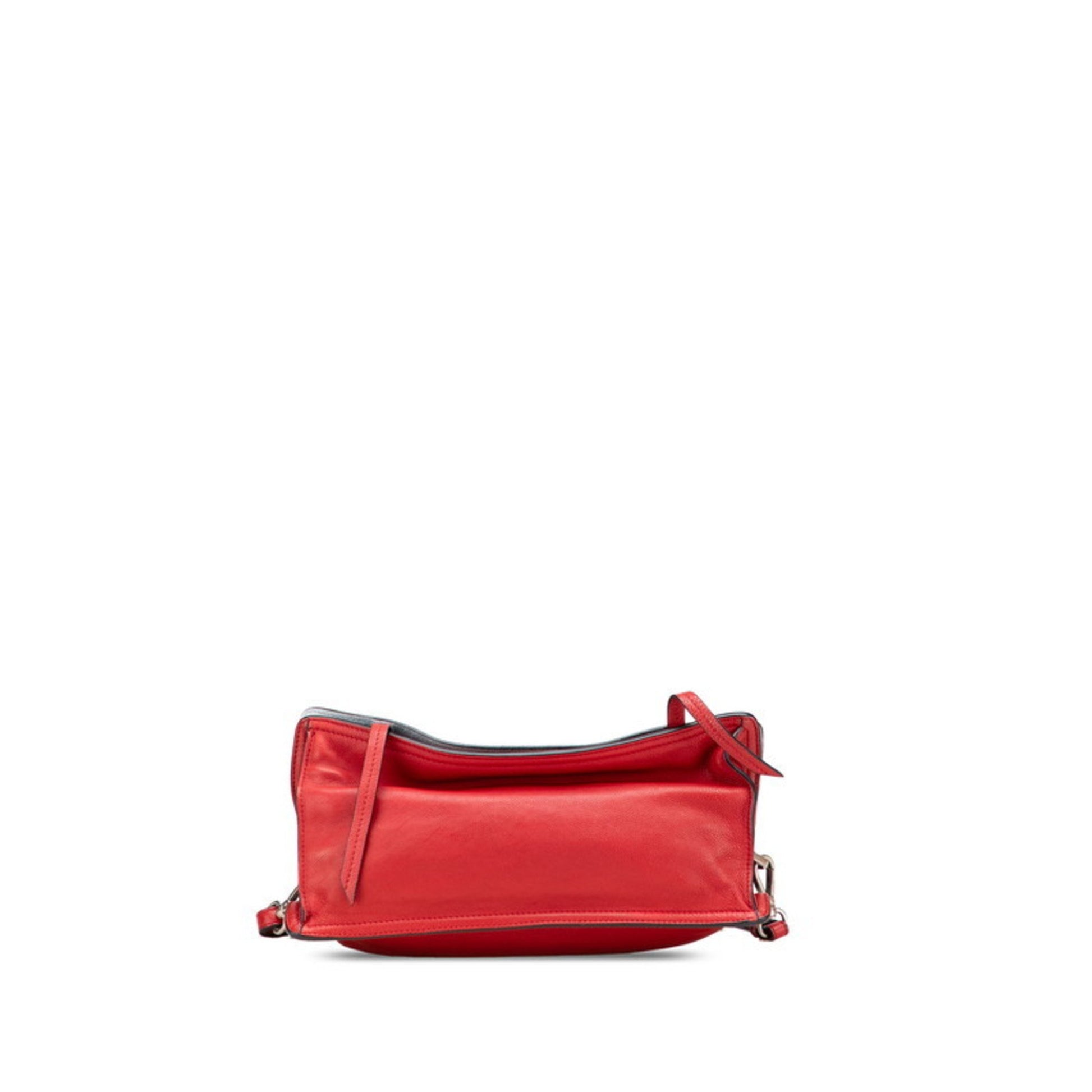 Prada Etiquette, Red, Leather, shoulder