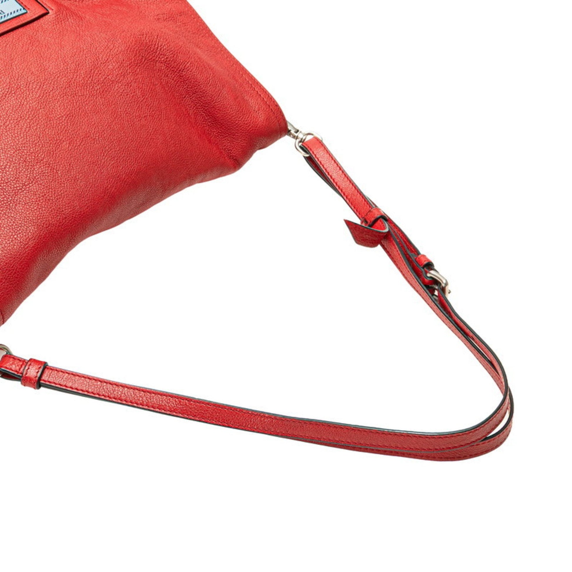 Prada Etiquette, Red, Leather, shoulder