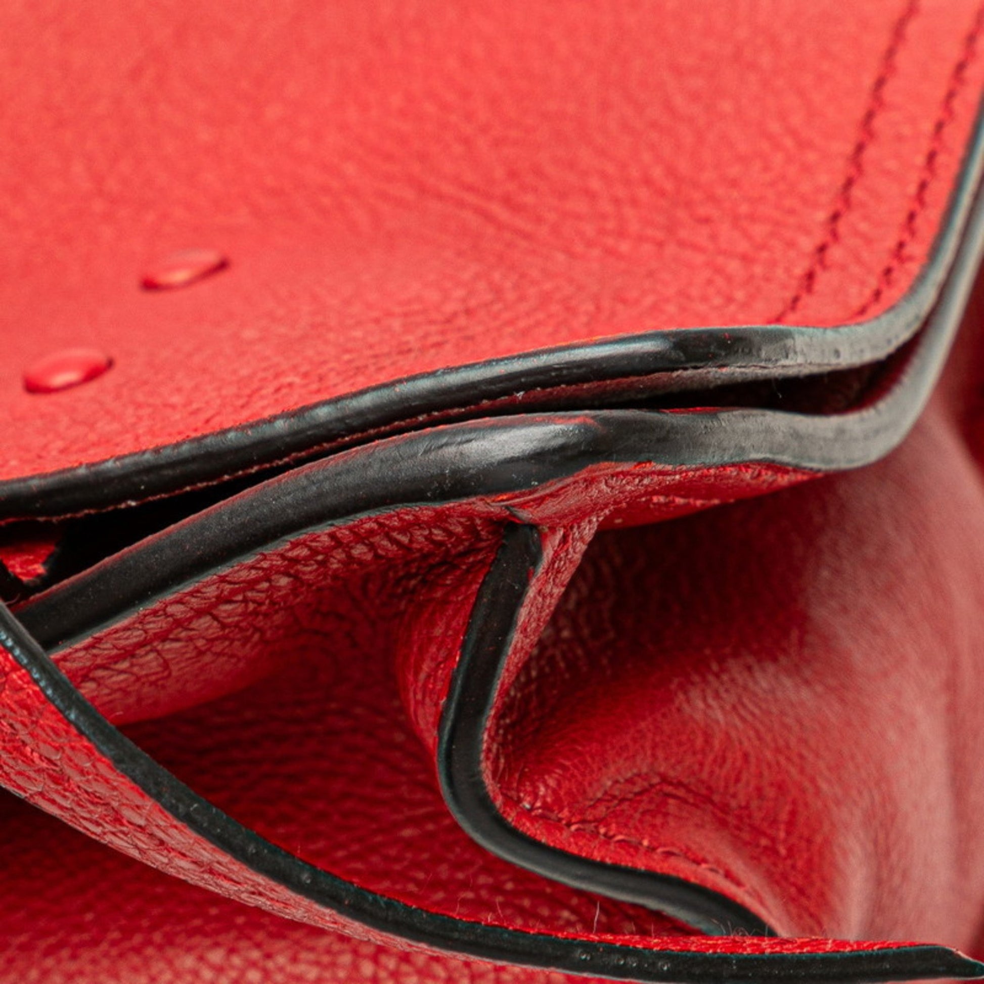 Prada Etiquette, Red, Leather, shoulder