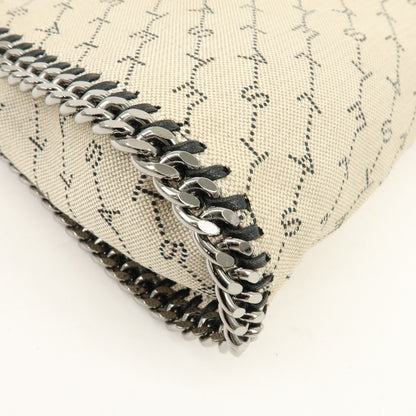 Stella McCartney Falabella Faux Leather, Beige, Canvas, Tote Bag