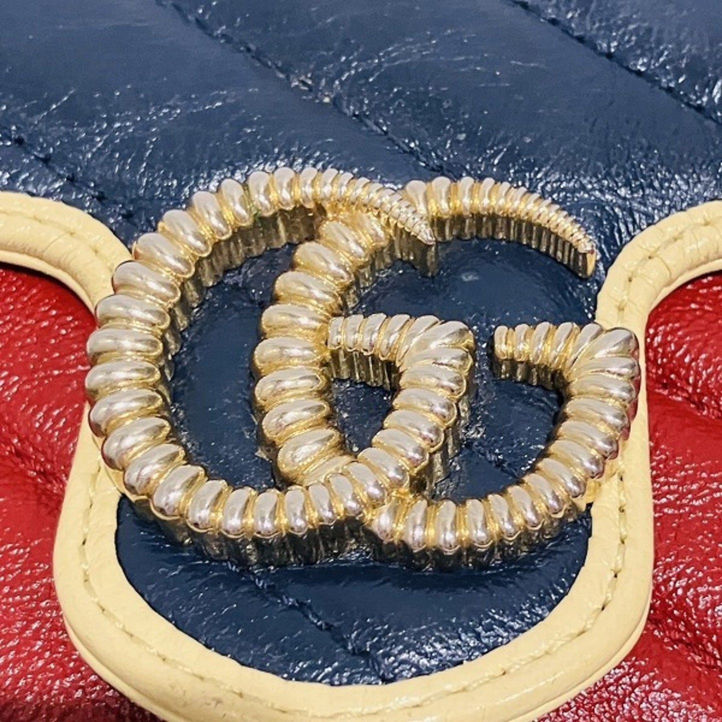 Gucci Marmont, Red, Leather, shoulder