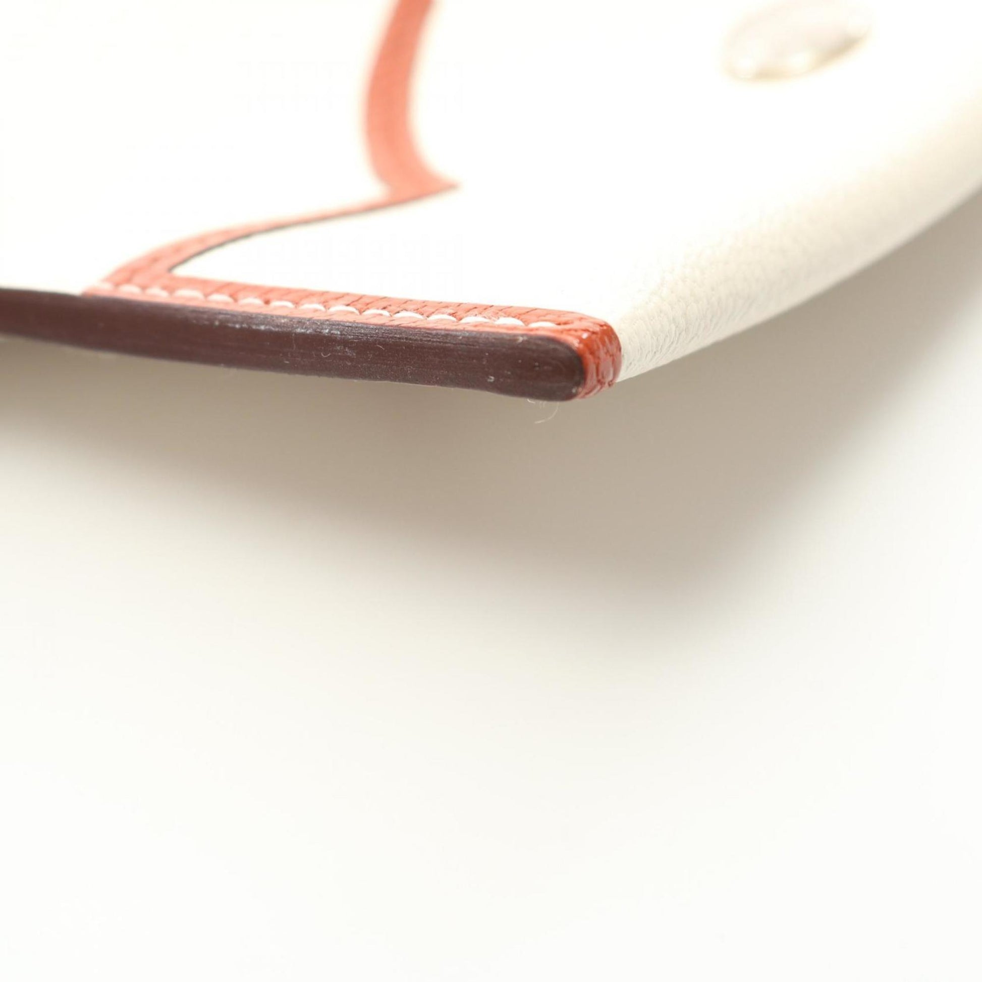 Hermès Paddock, White, Leather, wallet
