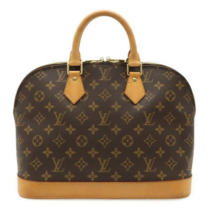 Louis Vuitton Alma, Brown, Canvas, handbag