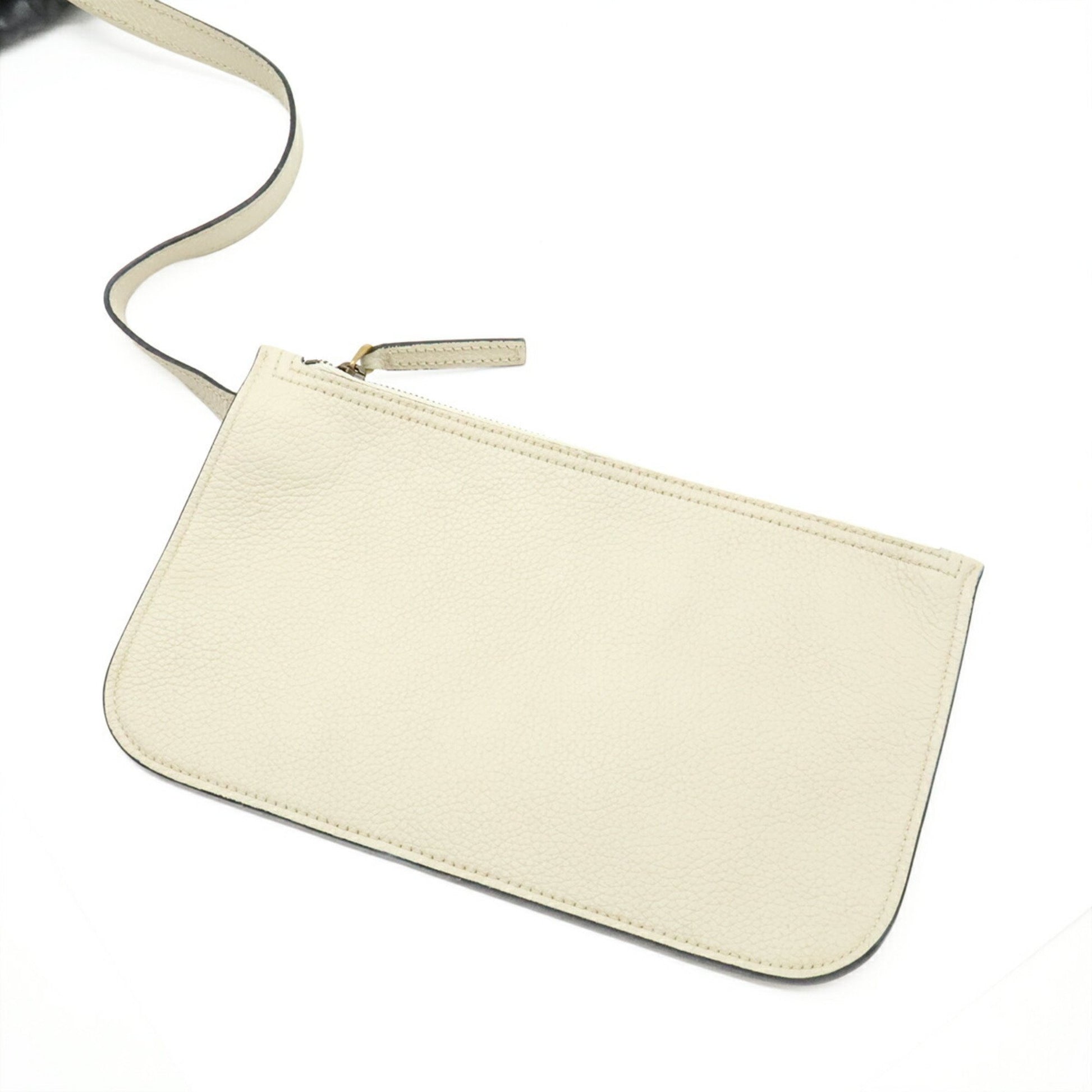 Gucci Drawstring, IVORY, Leather, backpack