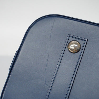 Louis Vuitton Alma, Navy, Canvas, handbag