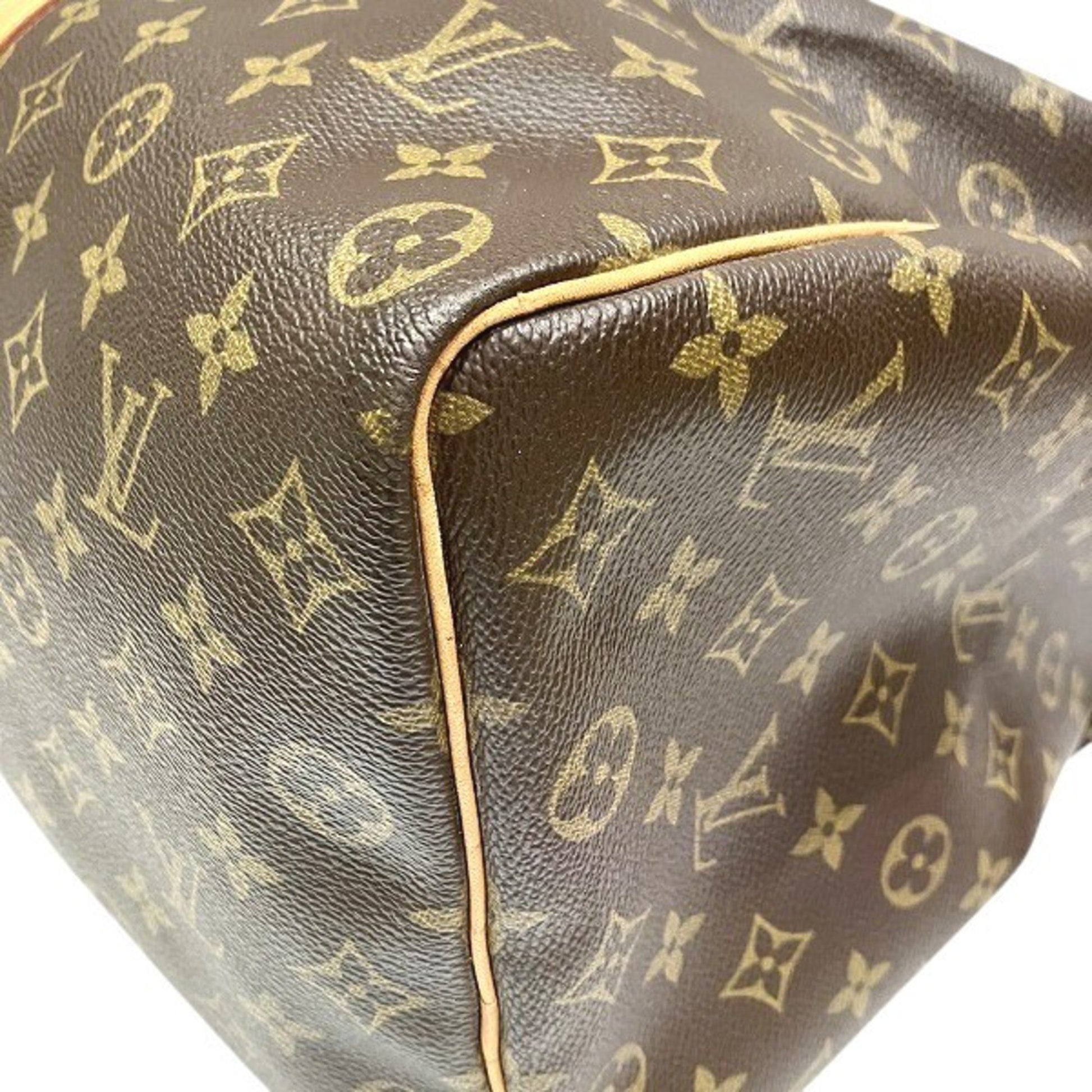 Louis Vuitton Keepall 50, Brown, Canvas, travel