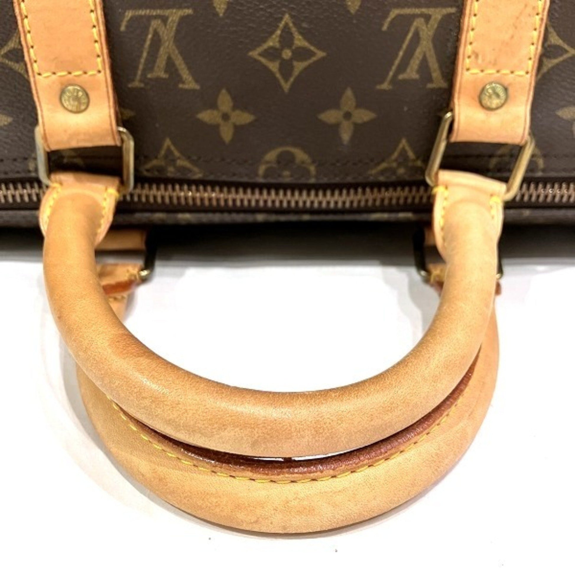 Louis Vuitton Keepall 50, Brown, Canvas, travel