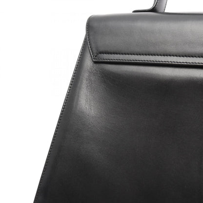 Salvatore Ferragamo Gancini, Black, Leather, handbag
