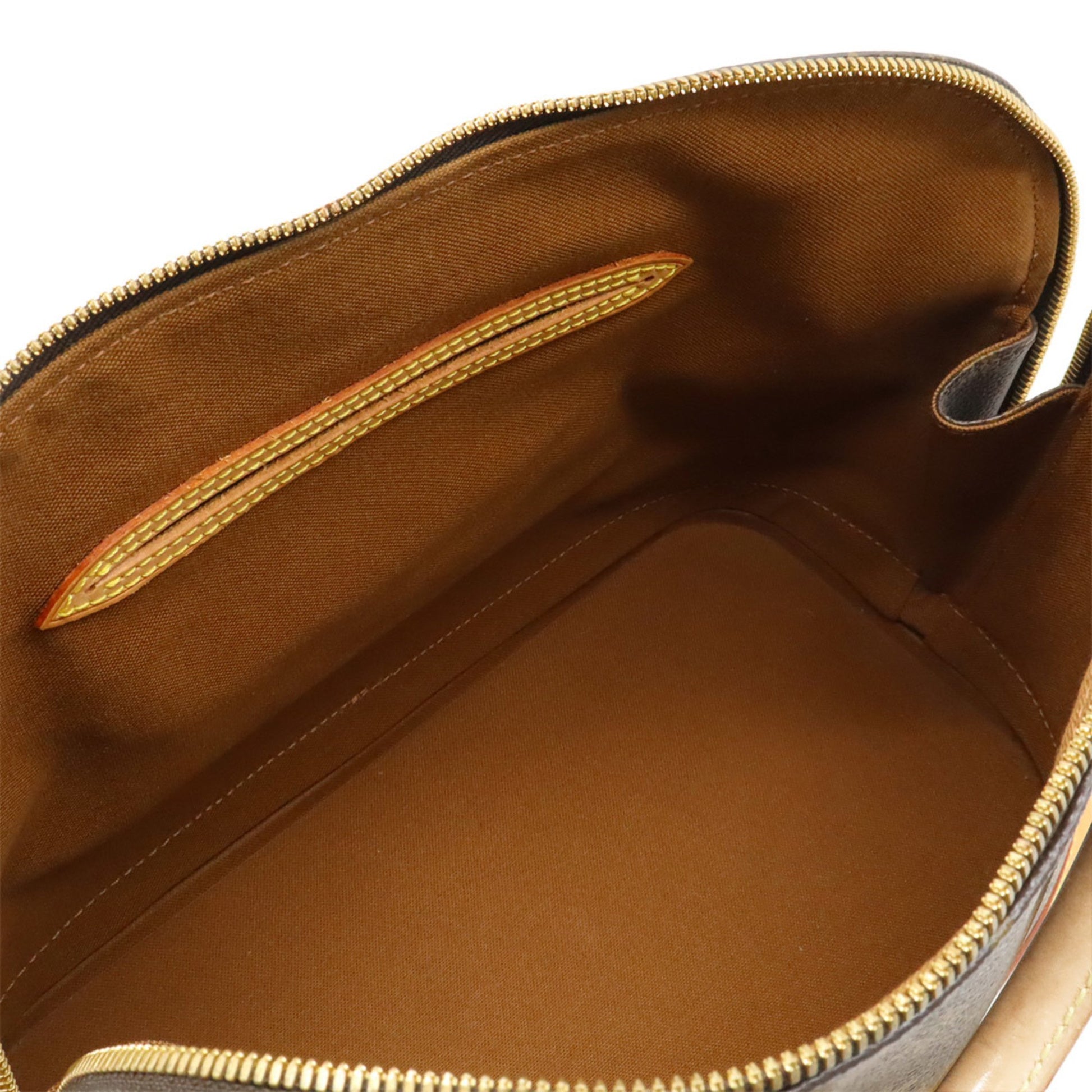 Louis Vuitton Alma, Brown, Canvas, handbag
