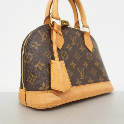 Louis Vuitton Alma BB, Brown, Canvas, handbag