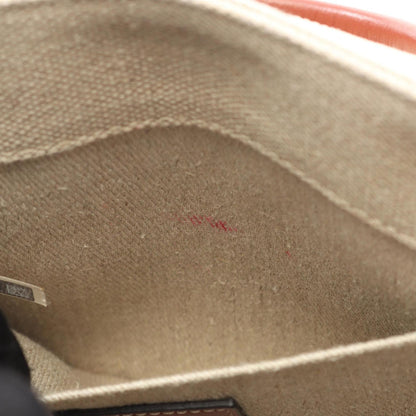 Chloé Woody, Beige, Canvas, handbag