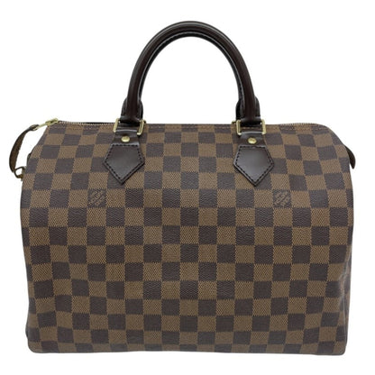 Louis Vuitton Speedy 30, Brown, Canvas, handbag