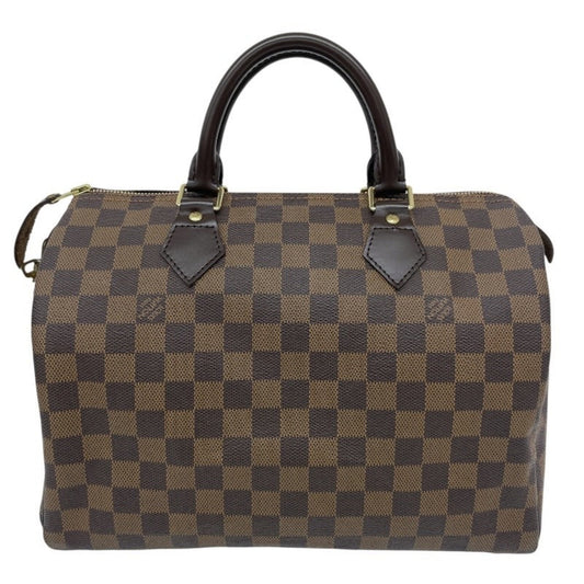 Louis Vuitton Speedy 30, Brown, Canvas, handbag