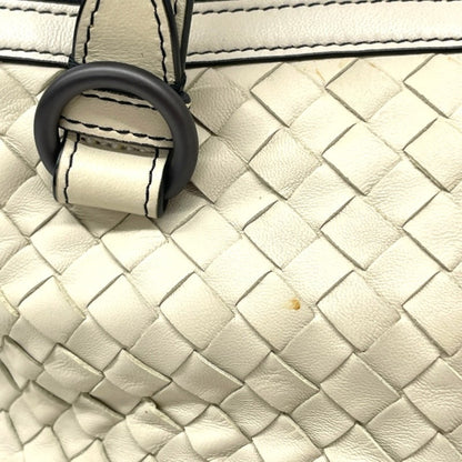 Bottega Veneta Tambouras, White, Leather, handbag
