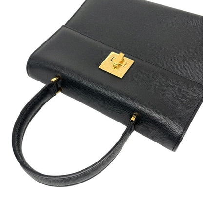 Céline -, Black, Leather, handbag